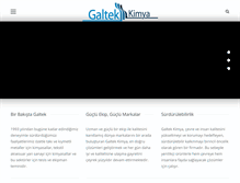Tablet Screenshot of galtekkimya.com.tr